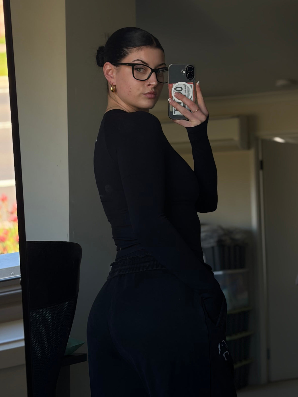 Second skin compression long sleeve.