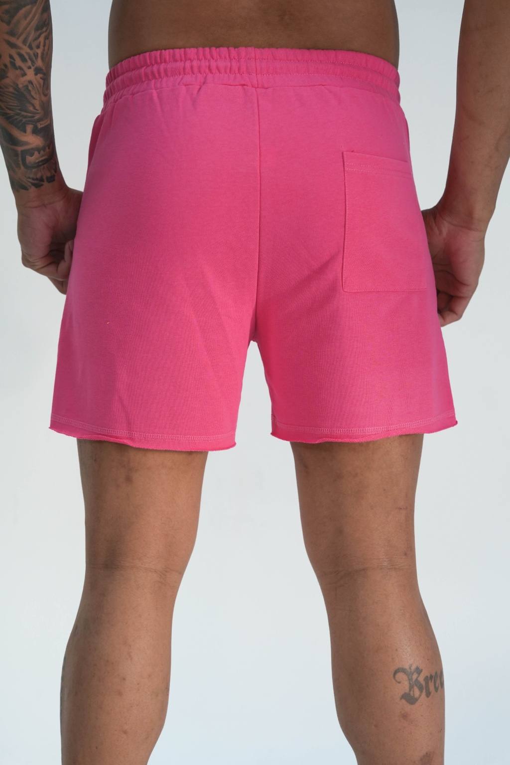 MEN'S GYM SHORTS - PINK