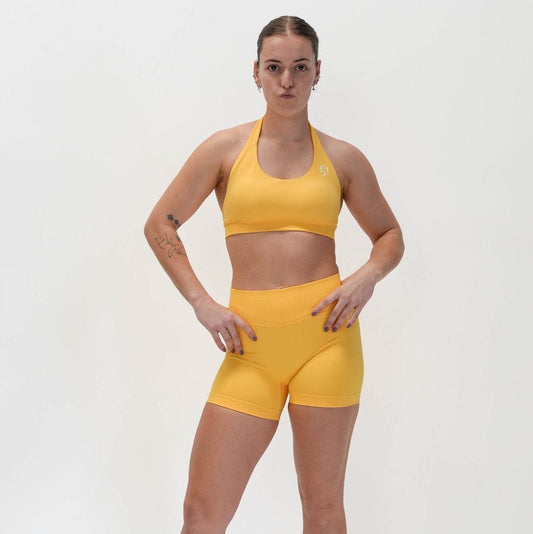 OASIS SEAMLESS SCRUNCH SHORTS - MANGO