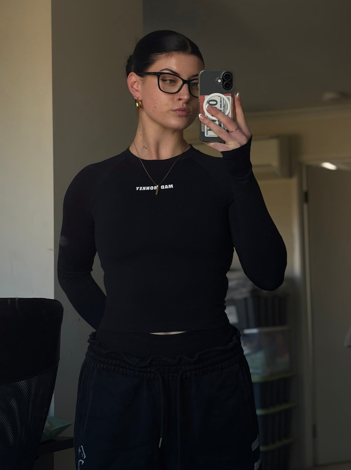 Second skin compression long sleeve.