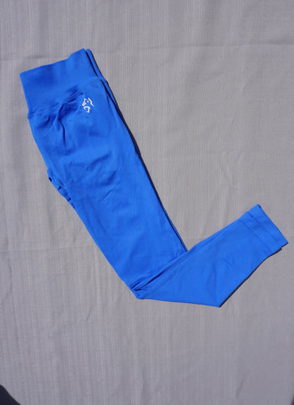 OASIS SEAMLESS SCRUNCH LEGGINGS - ELECTRIC BLUE