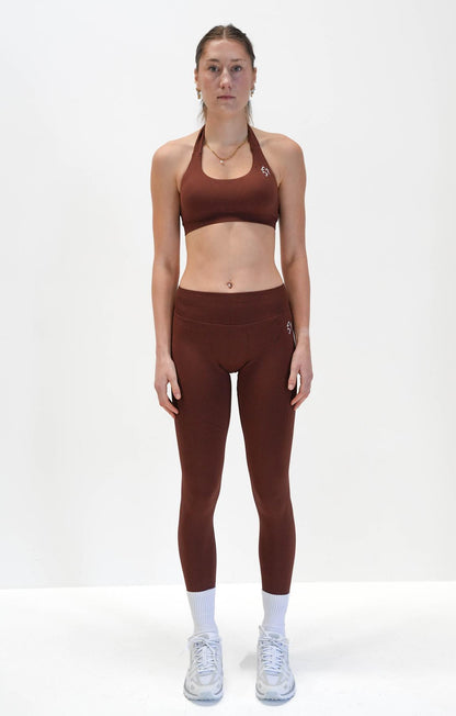 OASIS SEAMLESS SCRUNCH LEGGINGS - MOCHA