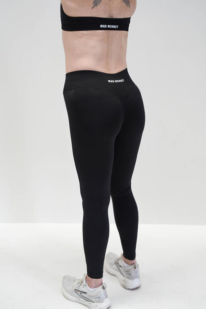 OASIS SEAMLESS SCRUNCH LEGGINGS - BLACK