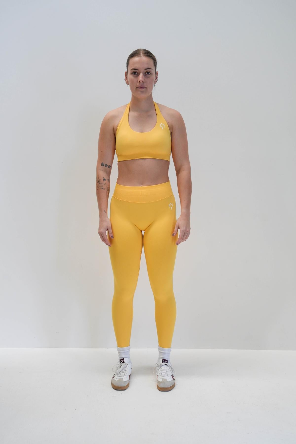 OASIS SEAMLESS SCRUNCH LEGGINGS - MANGO