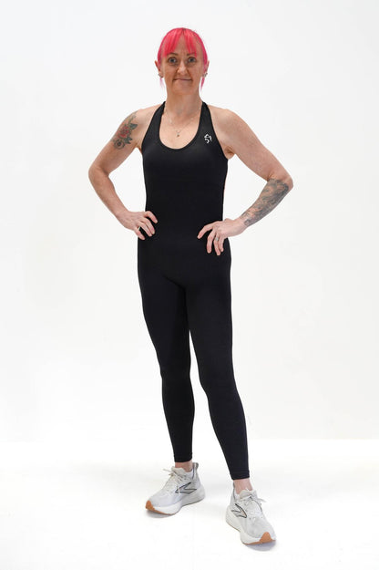 SKINWRAP JUMPSUIT - MIDNIGHT BLACK