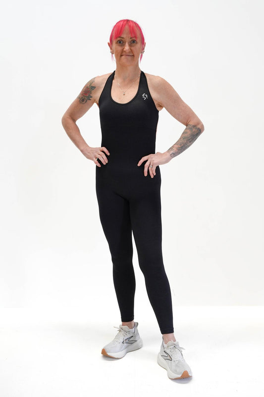 SKINWRAP JUMPSUIT - MIDNIGHT BLACK