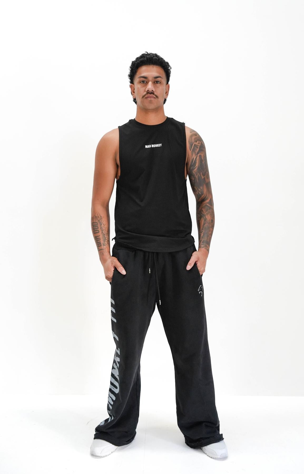 MEN'S MUSCLE TEE - MIDNIGHT BLACK