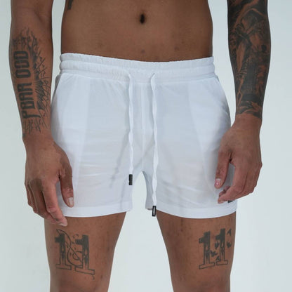 MENS PERFORMANCE SHORTS - WHITE