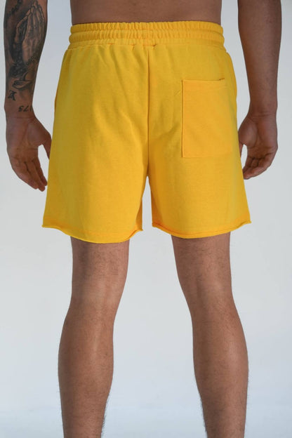 MEN'S GYM SHORTS - YELLOW